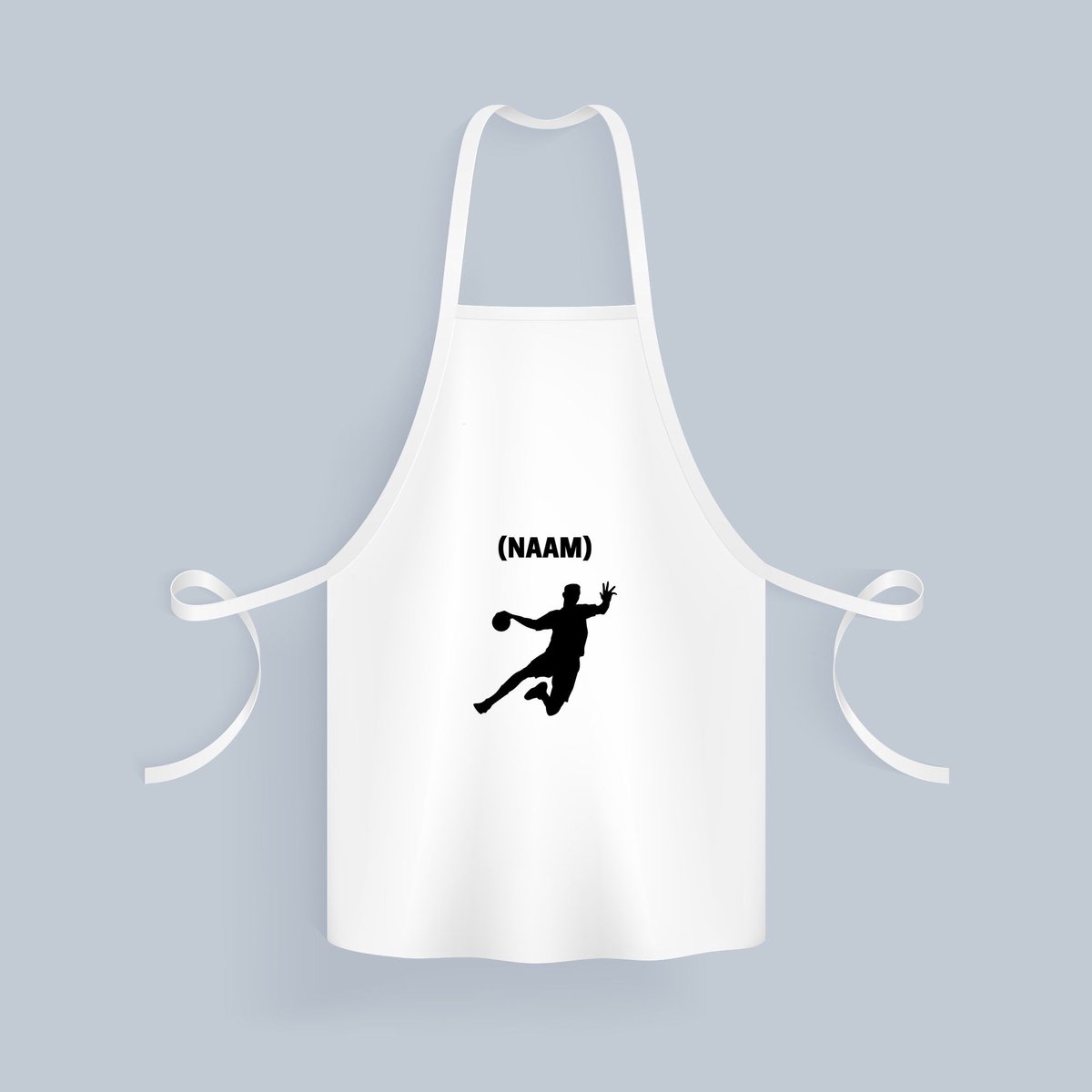 Akyol - handbal met eigen naam Keukenschort - Handbal - handballer - sport - 82 bij 71 cm