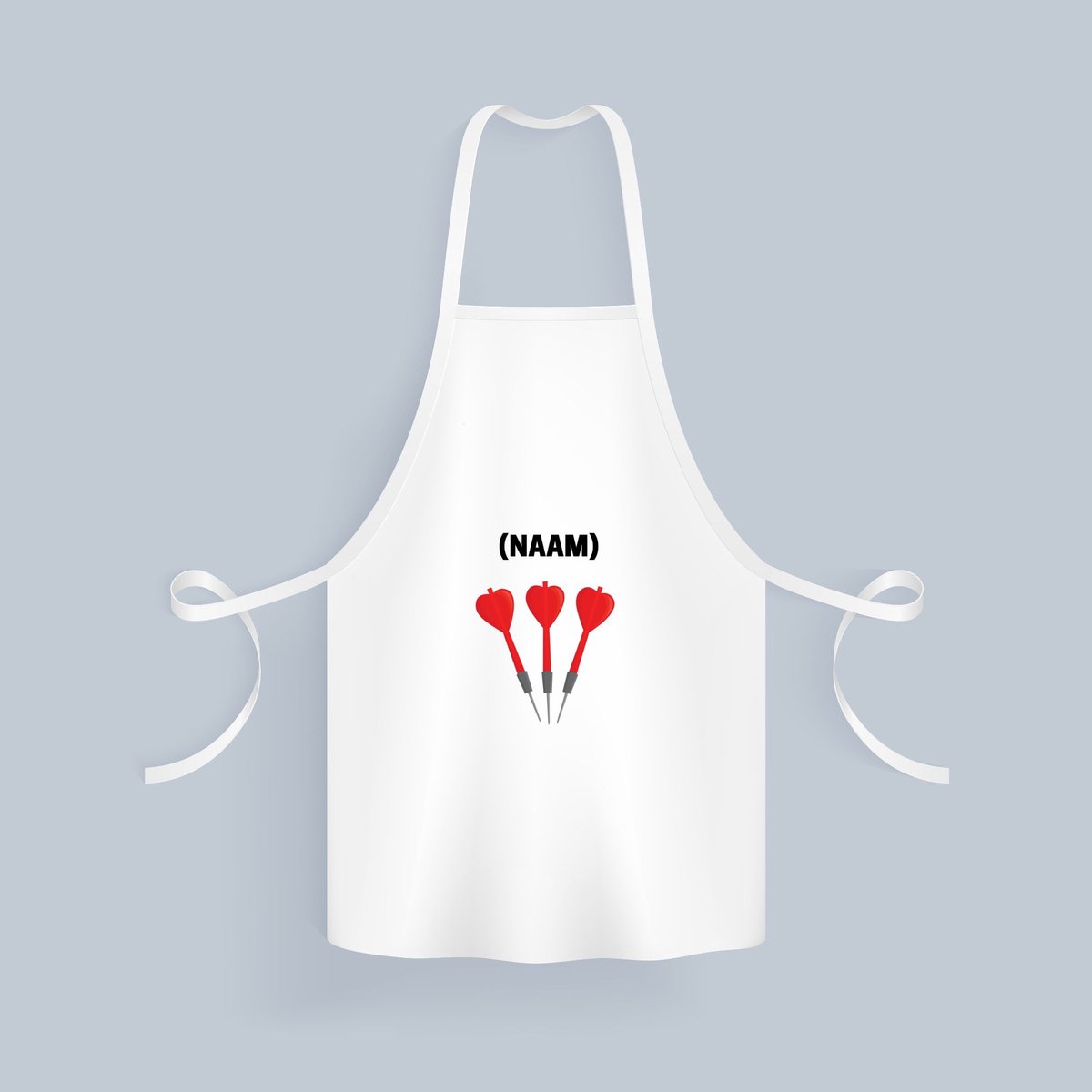 Akyol - darten met eigen naam Keukenschort - Dartbord - darter - sport - 82 bij 71 cm