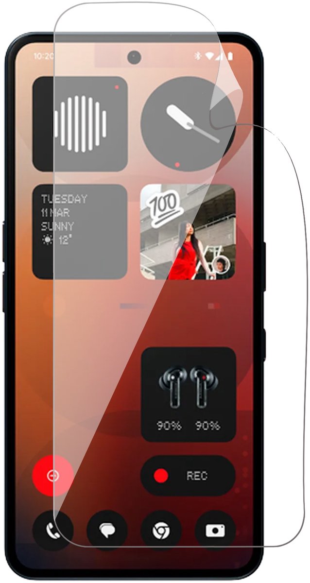 Screenprotector geschikt voor Nothing Phone 3a Pro - 1x FlexGuard Screen Protector