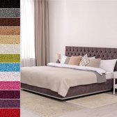 Tapis de chambre Karat - Barcelona - Beige - 1 Tapis 67 x 330 cm + 2 Tapis 67 x 130 cm