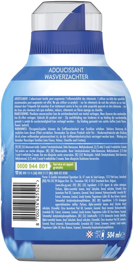 Lenor Fresh Air Adoucissant - Fraîcheur Matinale - 6 x 36 Lavages