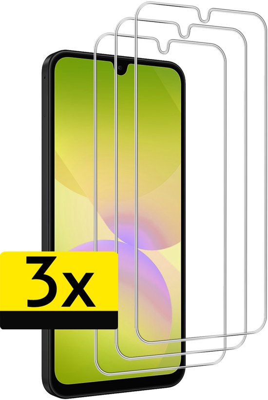 Protection d'écran - Convient pour - Samsung A26 - Protection d'écran Verre de protection Glas trempé - Protection d'écran Convient pour Samsung Galaxy A26 Protection d'écran Glas - 3 pièces