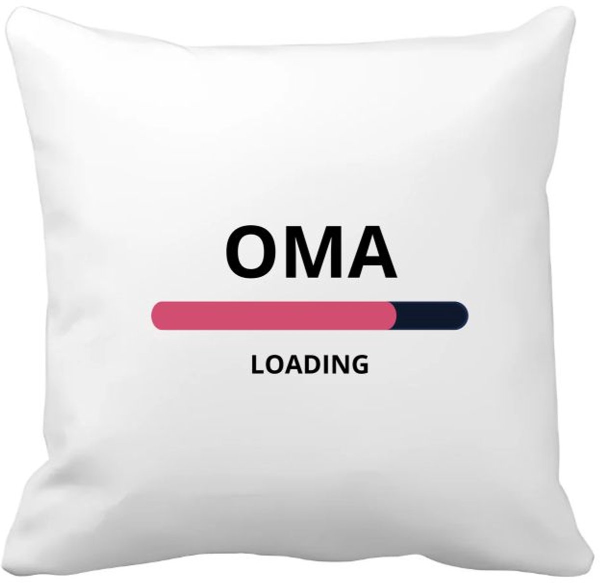 Akyol oma loading Kussen hoes - Oma - ochtendkoffie laden - verjaardagscadeau - verjaardag - cadeau - cadeautje voor oma - oma artikelen - kado - geschenk - gift - 40 bij 40 cm Multicolor