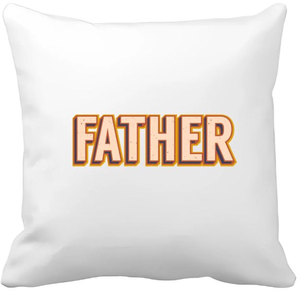 Akyol father Kussen hoes - Vader - papa - vaderdag - cadeau - verjaardag - kado - 40 bij 40 cm Multicolor
