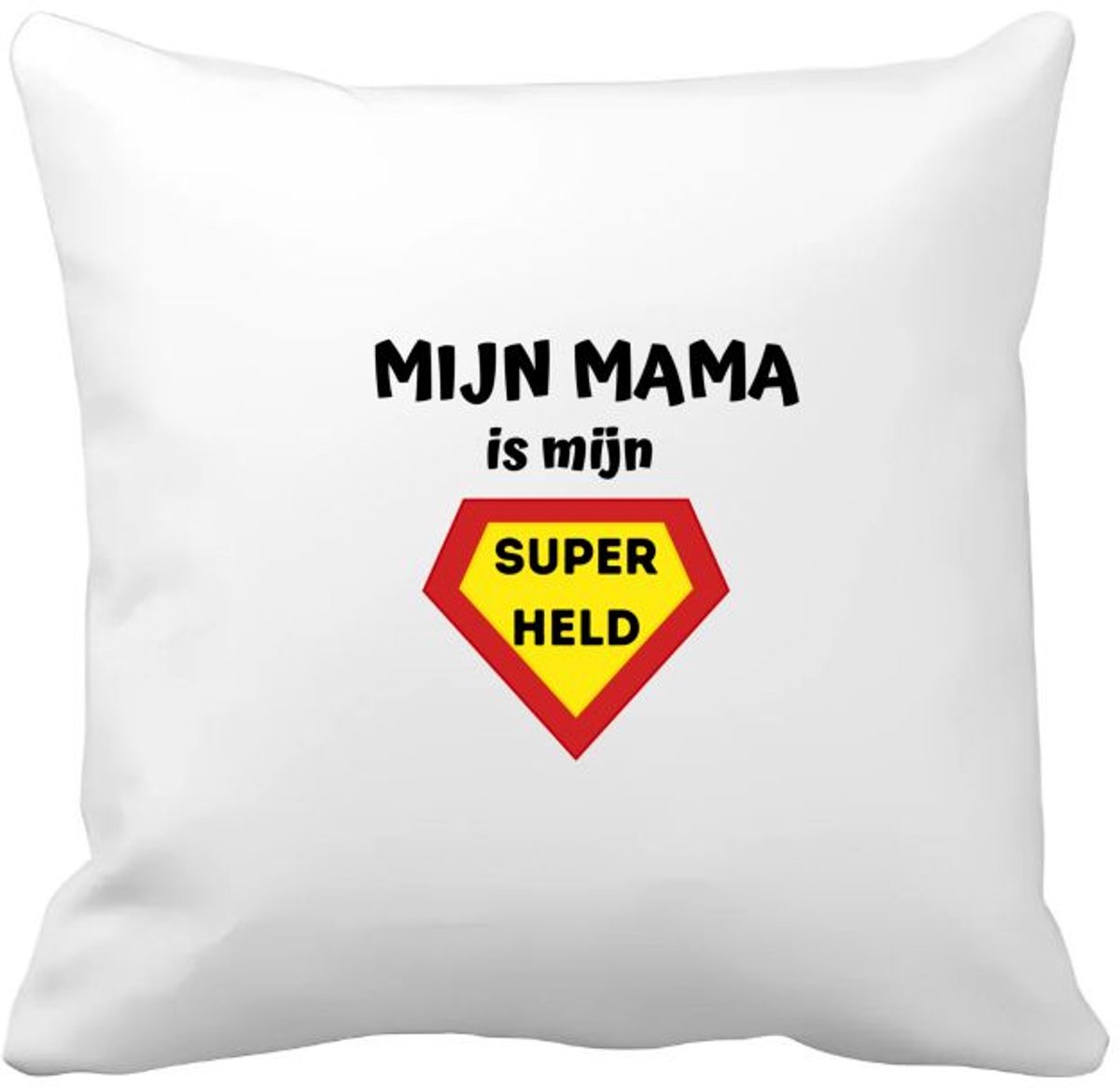 Akyol mijn mama is mijn superheld Kussen hoes - Moeder - super mama - moeder cadeautjes - moederdag - verjaardag - geschenk - kado - 40 bij 40 cm Multicolor