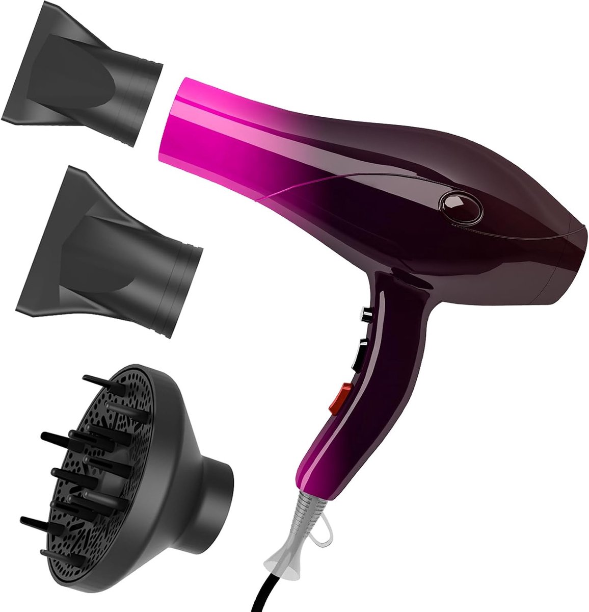 Professionele Haardroger 3000W met Diffuser - Stille en Snelle Föhn voor Thuis en Salon