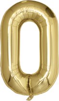 BTH – Feestartikelen – Ballonnen – Champagne Goud - Feestje – Cijfer - Ballon - Verjaardag Versiering - Feestversiering – Decor - helium