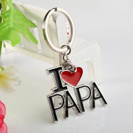 CHPN - Porte-clés J'aime Papa - Porte-clés J'aime papa - Cadeau Vaderdag - J'aime papa - Cadeau pour votre père - Papa