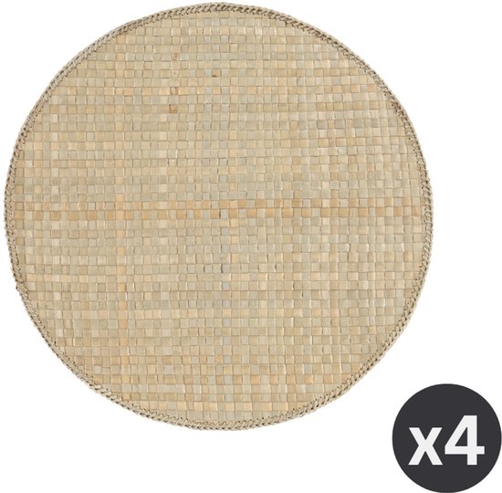 Placemat YARA, dia 38 cm rond, natural