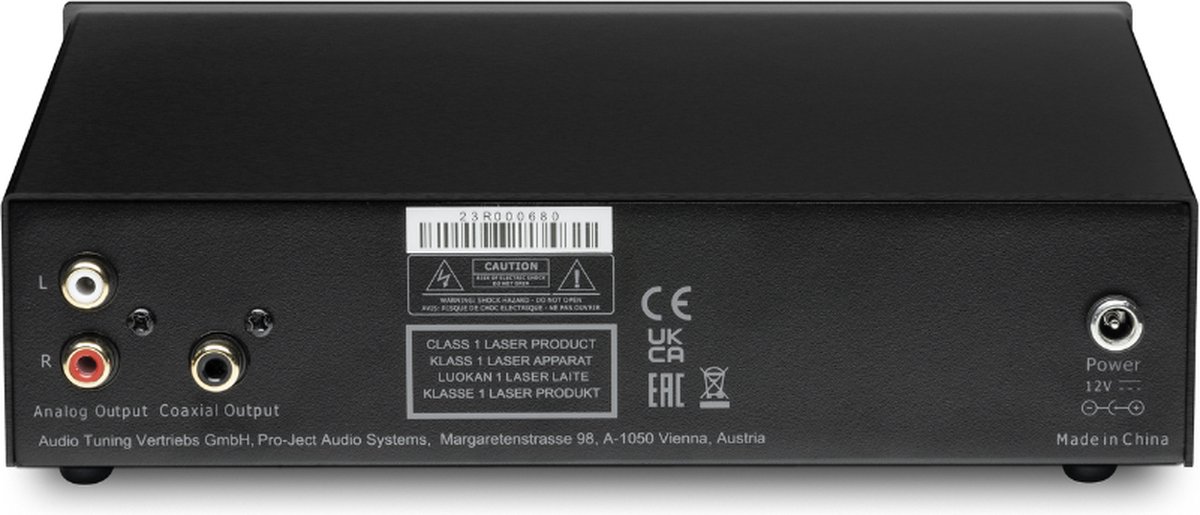 Pro-Ject Stereo Box E Versterker & CD Box E CD-speler - Zwart/ Zwart thumbnail 3