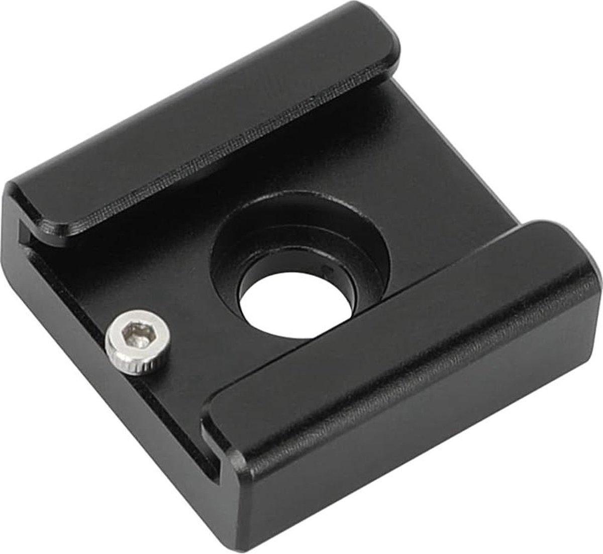 Mount to-Shoe-adapter V2 (zwart) - 1/4"-20 mount - 3393 .