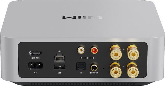 WiiM Amp krachtige Stereo versterker - Zilver van WiiM. — afbeelding 4