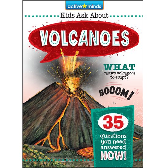 Active Minds Kids Ask About Volcanoes - cover