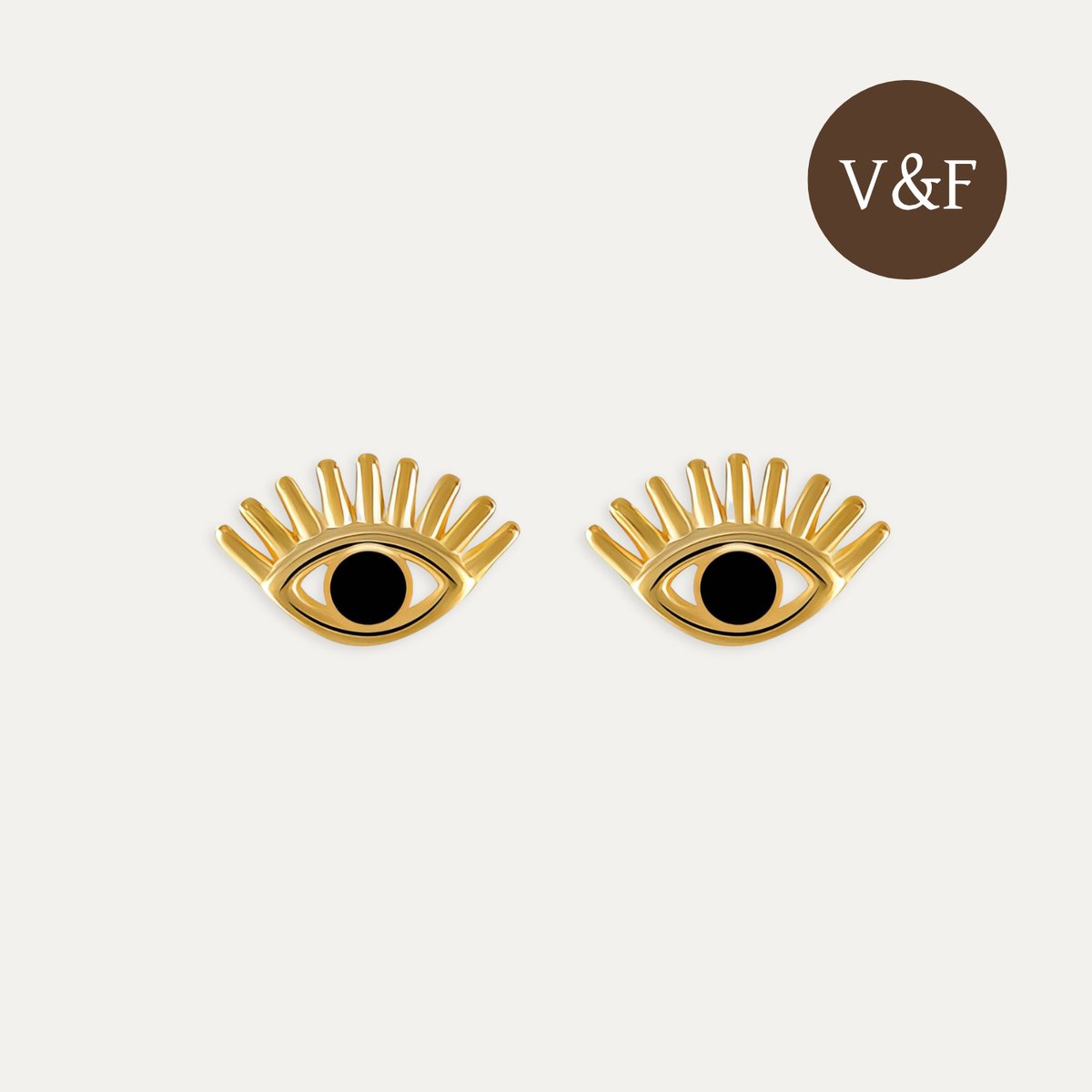 V&F Oorbellen dames goudkleurig - Oorbellen dames - Oorbellen goudkleurig - Sieraden
