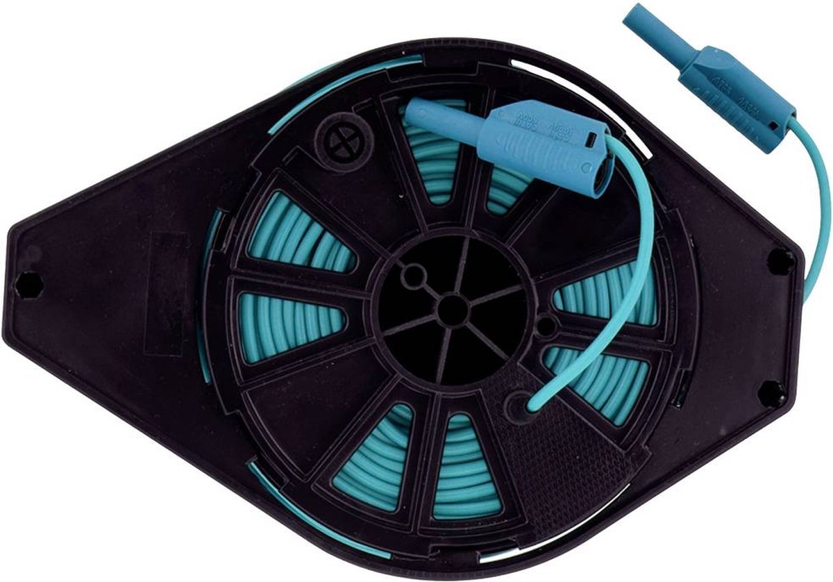 Metrel A 1525 Veiligheidsmeetsnoer Bananenstekker 4 mm Bananenstekker 4 mm 50 m Blauw 1 stuk(s)