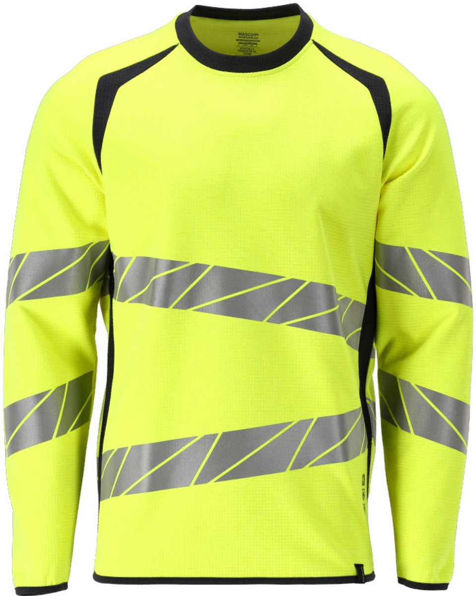 Mascot Accelerate Multisafe Sweatshirt 21384-337 - hi-vis geel/donkermarine - L