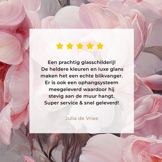 MuchoWow® Glasschilderij 40x30 cm - Schilderij acrylglas - Rozen - Bloemen - Roze - Kunst - Watercolor - Foto op glas - Muurdecoratie woonkamer - Wanddecoratie slaapkamer - Schilderijen