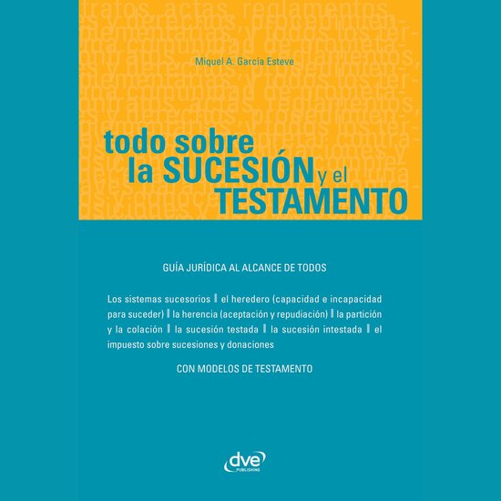 Todo sobre la sucesión y el testamento - cover