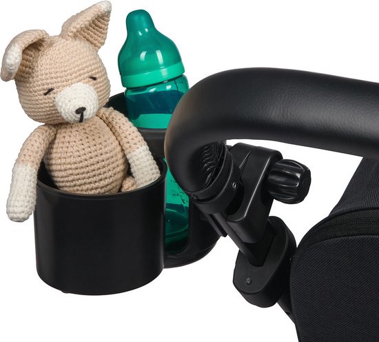 Dooky Cup and Snack Holder - Universele Kinderwagen Houder voor Beker & Snacks - Compact, Handig & Gemakkelijk Schoon te Maken van Merkloos — afbeelding 2