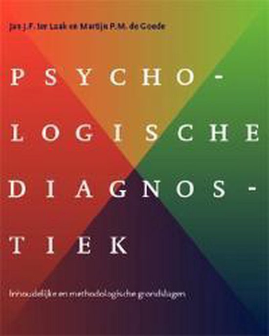 Psychologische diagnostiek - cover