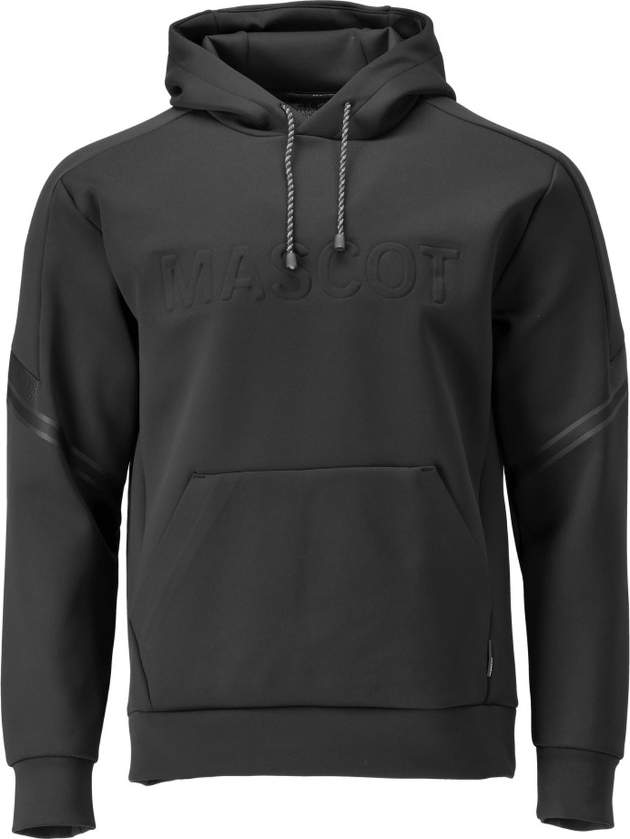 Mascot Customized Fleece capuchontrui 22186-608 - Zwart - 3XL