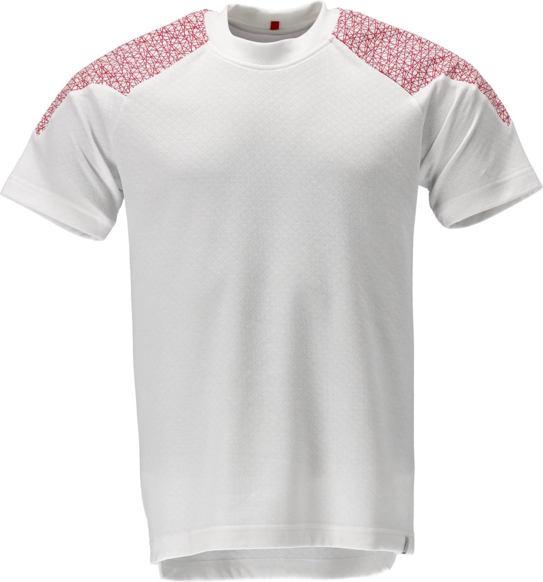 Mascot Food & Care T-shirt, met korte mouwen 20082-933 - wit/signaalrood - XL