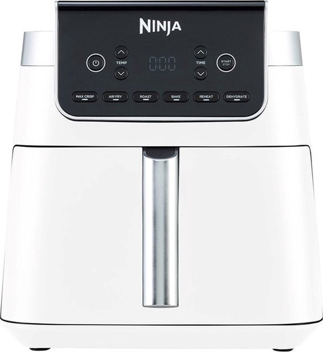 Ninja Airfryer XXL Max Pro - 6.2 liter - 6 Kookprogramma's - in Hoogte Verstelbare Plaat - 2024 Model - AF180EUWH - Wit - Ninja - €109,00