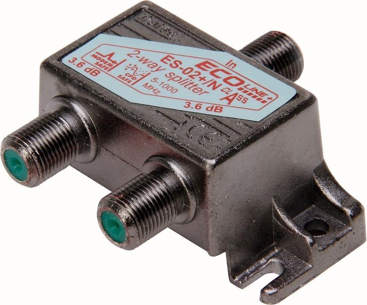Kopp coax F-connector 2-weg verdeler kabelkeur