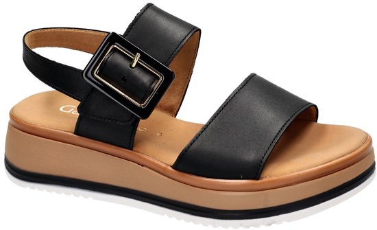 Gabor -Dames - zwart - sandalen - maat 37