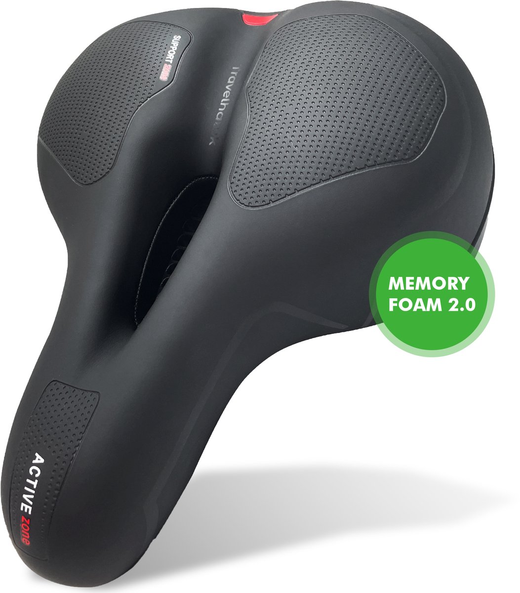 Travelhawk Fietszadel Stadszadel Extra Comfortabel