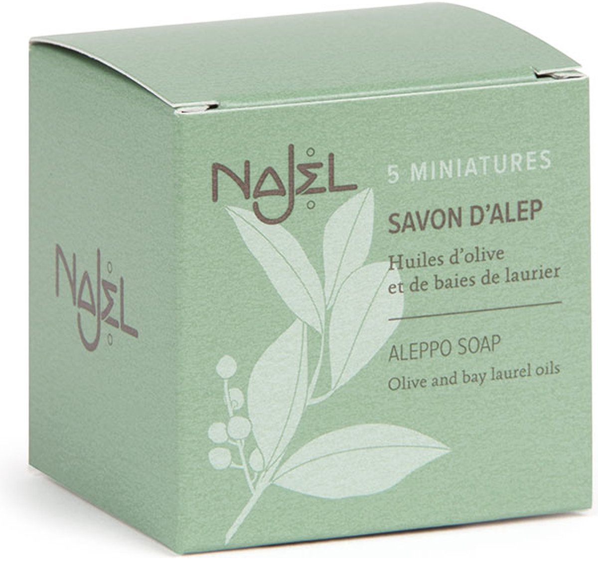 Goedkoopste Najel - Aleppo gastenzeepjes - SET 5 zeepjes - 5 x 20g - Natuur Cosmetica - Biologisch