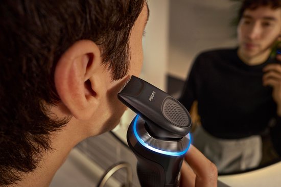 Philips Shaver i9000 Prestige Ultra Elektrisch Scheerapparaat Voor Mannen - Met Quick Clean Pod & Precisietrimmer - Zwart - XP9400/31