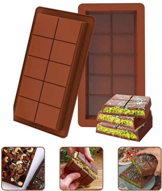 24 Grates Silicone Chocolate Molds | Food Grade