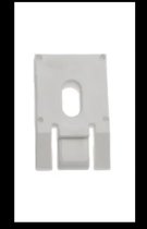 Wepro plafondsteun wit voor aluminium gordijnrails 2 stuks