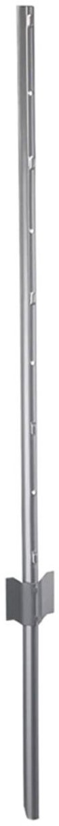 Metalen W Gaaspalen 145cm zilvergrijs, 11 stuks.