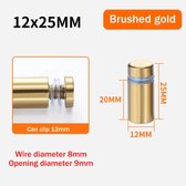 5 Boutons Potentiomètre 6 Mm Pour Guitare - Noir & Blanc - Lot De 5 Pièces