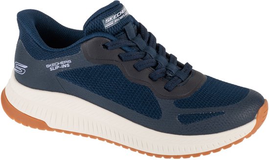 Skechers Slip-Ins : Bobs Squad 4 - Staple Look, Femme, Bleu marine, Baskets pour femmes, taille : 41