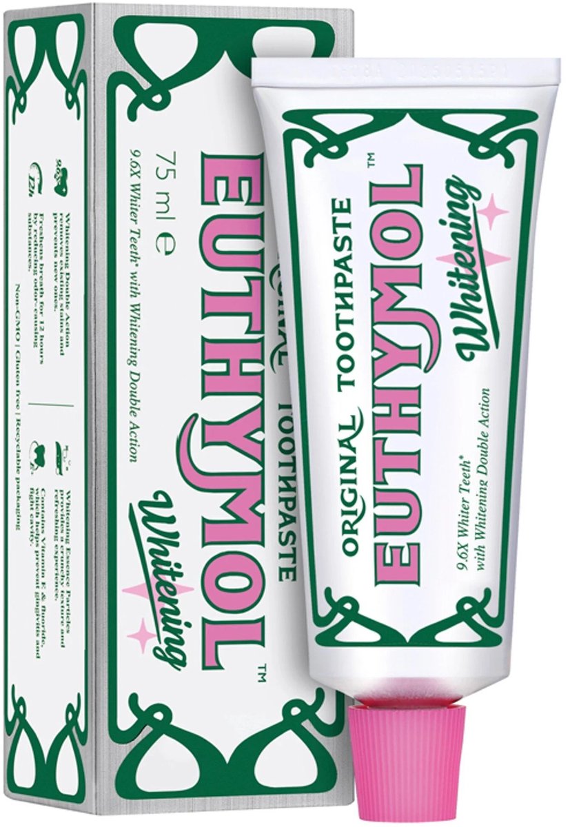 Euthymol tandpasta - 75 ml - Whitening tandpasta