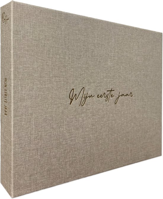 Mae June – Baby Invulboek – Mijn Eerste Jaar – Linnen Cover – Babyboek 0-12 Maanden – Babydagboek – Herinneringsboek – Baby Album – 300+ Invulvragen – Kraamcadeau – Premium Babyboek jaar