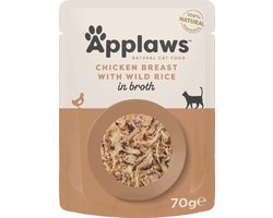 Applaws pouch vlees kip en rijst - 12 ST à 12 X 70 gr