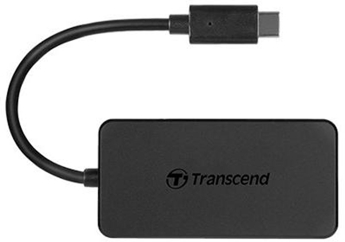 Transcend HUB2C - Hub - 4 x USB 3.1 Gen 1 - desktop