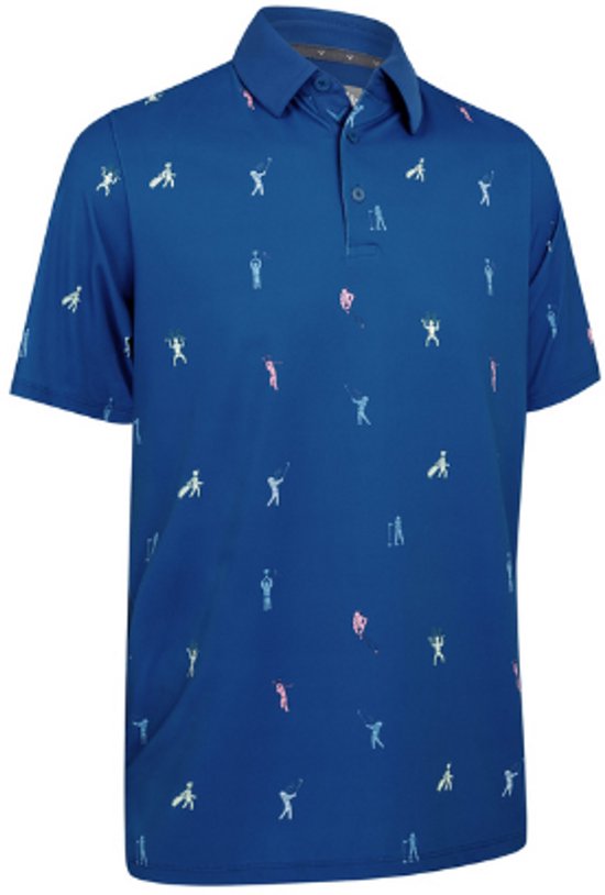 Polo Callaway Time Lapse pour homme, Blue galaxie