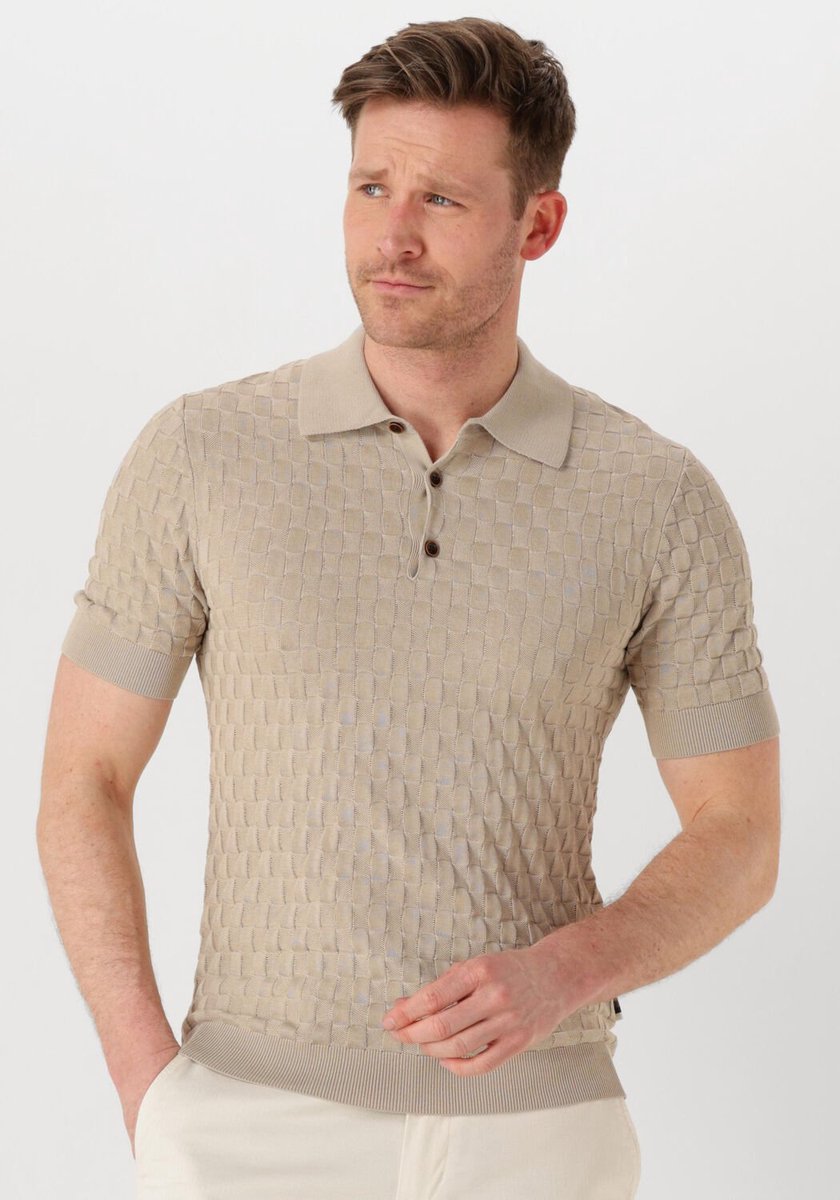 MATINIQUE Mapolo Bb Heritage Polo's & T-shirts Heren - Polo shirt - Taupe - Maat M