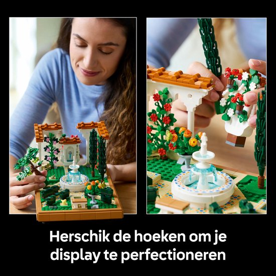 Jardin d'icônes LEGO avec fontaine - 10359