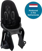 Qibbel Air Fietsstoeltje Achter Bagagedrager bevestiging - Quick Connect - Fietszitje - Midnight Black