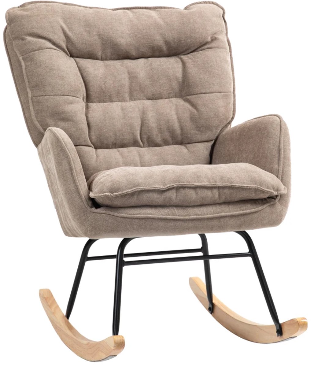 Fauteuil - Relaxzetel - Relaxstoel - Relaxfauteuil - Stoel - Met armleuning - Voor één Persoon - Bruin