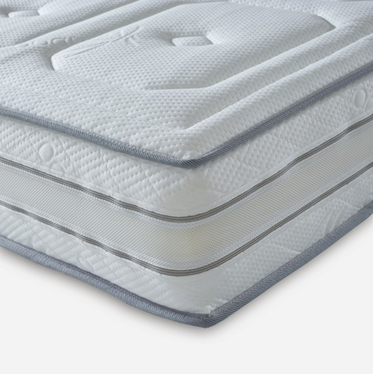 Nessa® 70x200 Matras Pocketvering Royal 6000 Koudschuim HR65 Wit