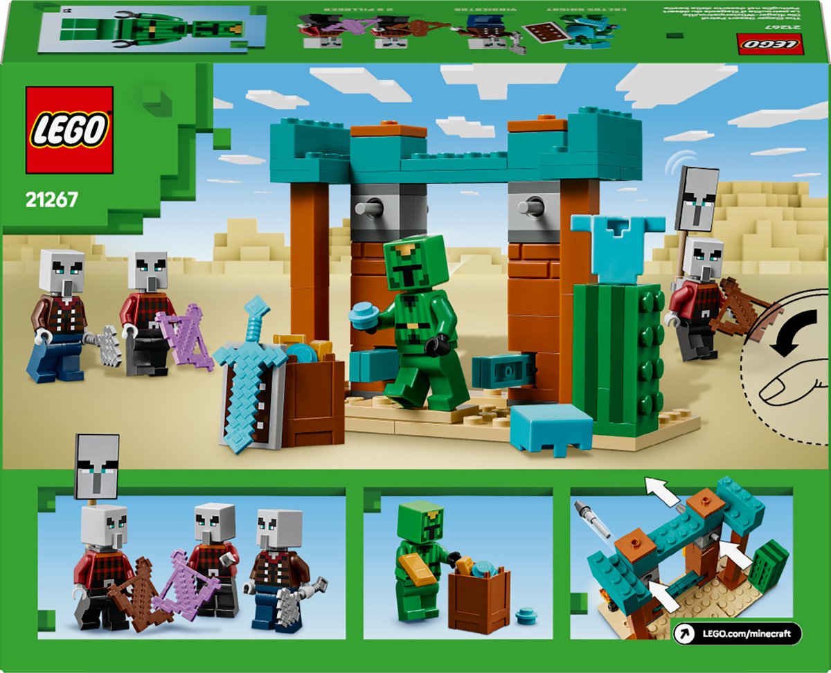 LEGO Minecraft De Illagers in de woestijn gamingset voor kinderen - 21267 — afbeelding 11