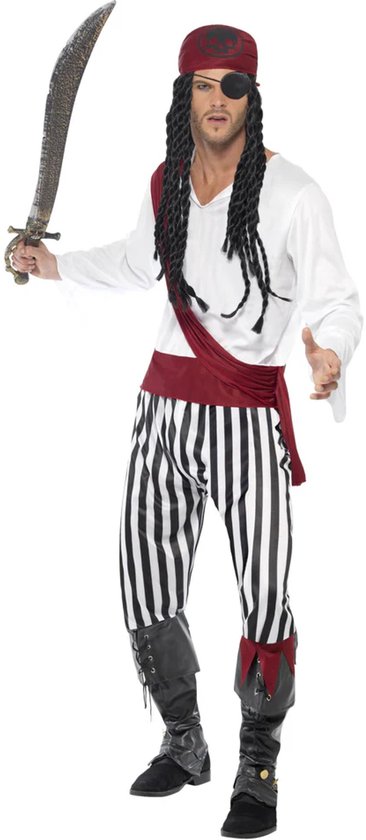 Costume adulte Pirate Men, taille L