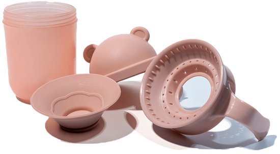 Mabebi - Magic oefenbeker - Trainingsbeker voor baby en kind - Oefenbeker met deksel - 360° Drinkbeker - Drinkbeker met handvaten - Roze Premium van Mabebi — afbeelding 3